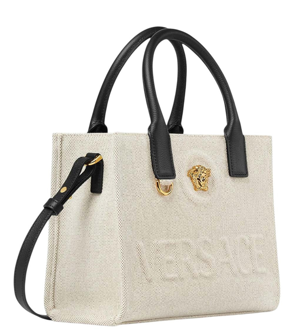 Beige La Medusa Mini Tote 2