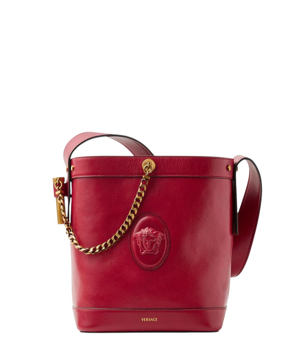 Red Medusa Small Bucket Bag 1