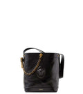 Black Logo Small Bucket Bag 1