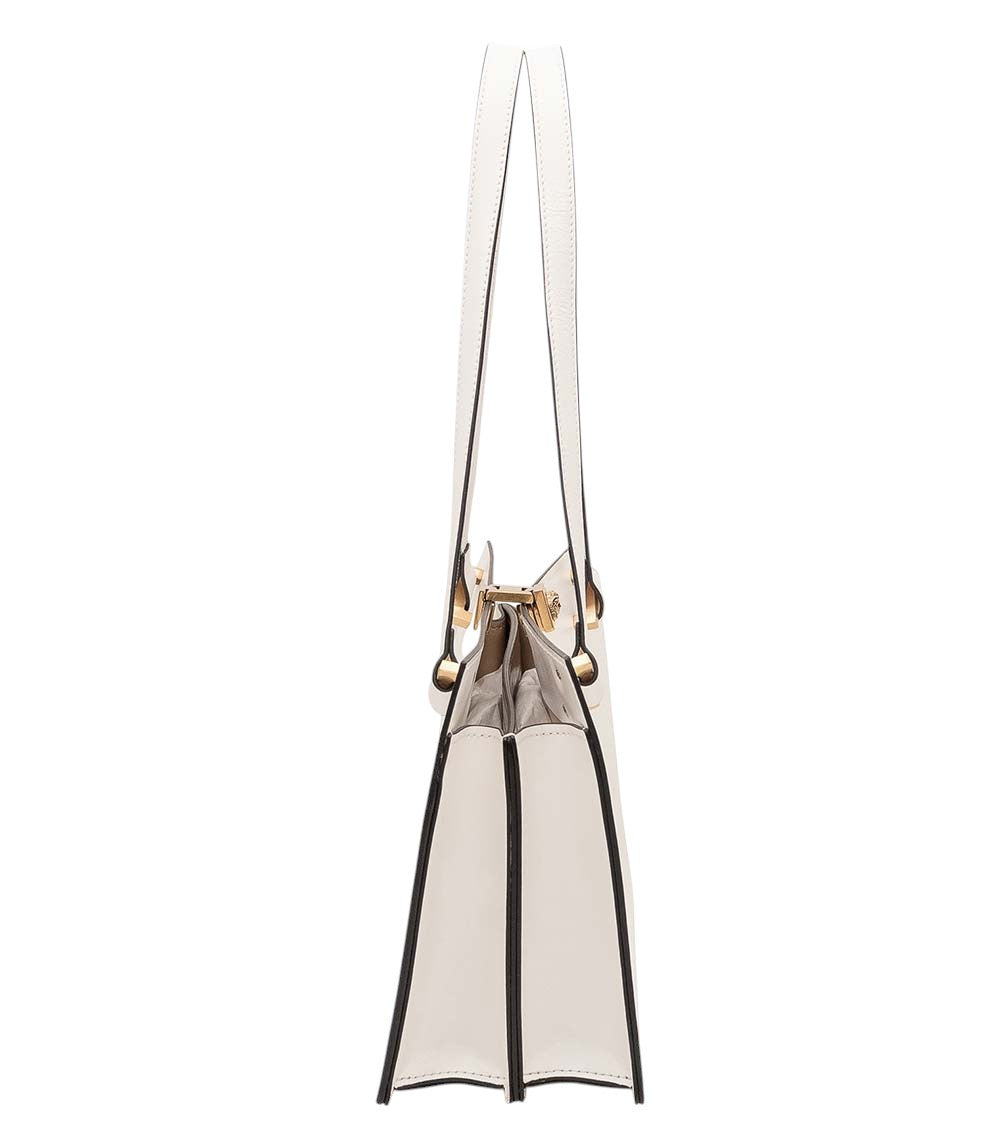 White Severine Small Tote 5