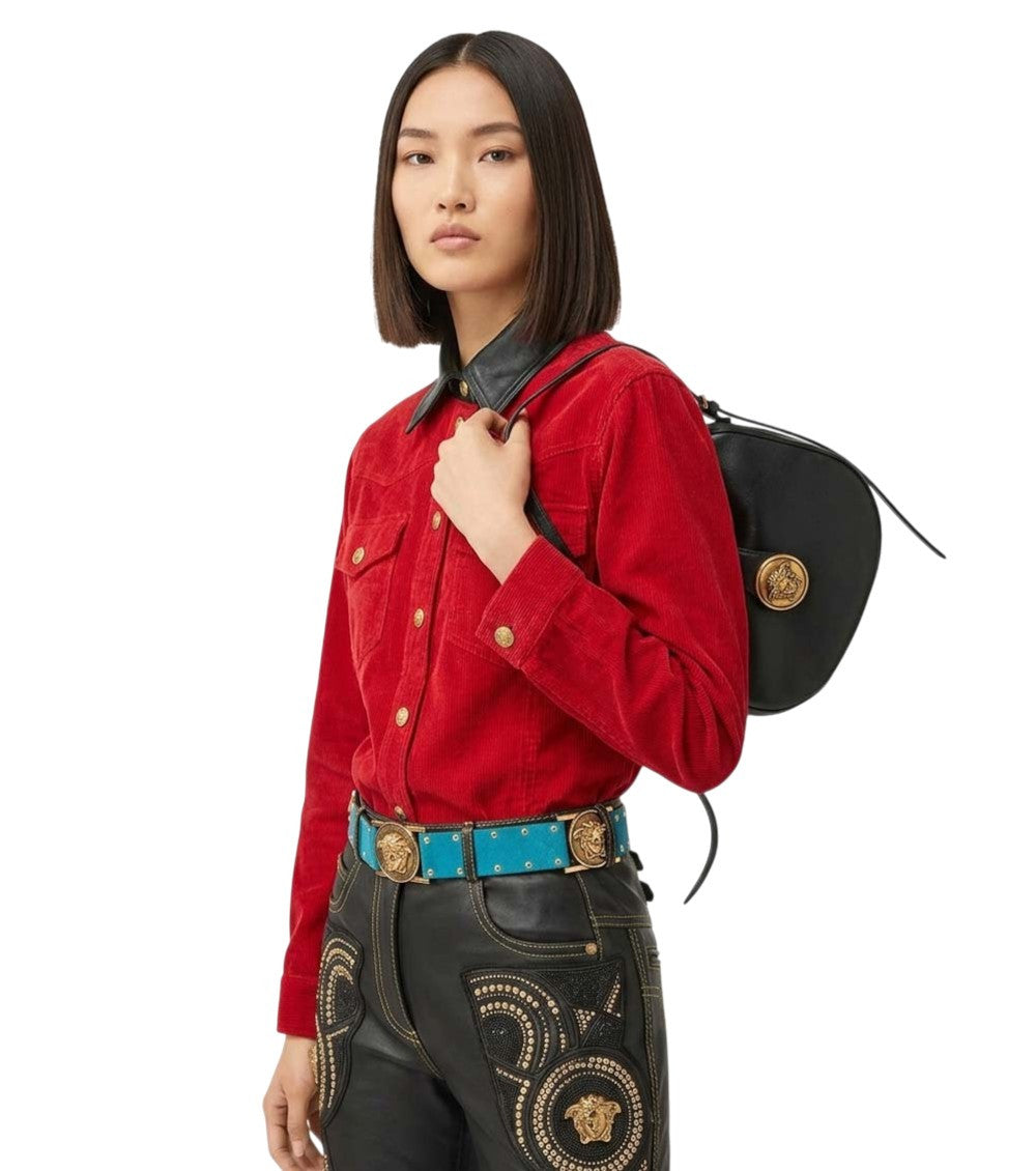 Black Embleme Small Hobo 4