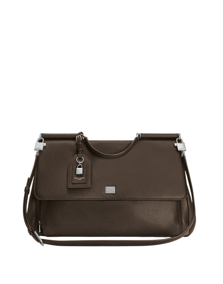 Brown Sicily Large Briefcase 1