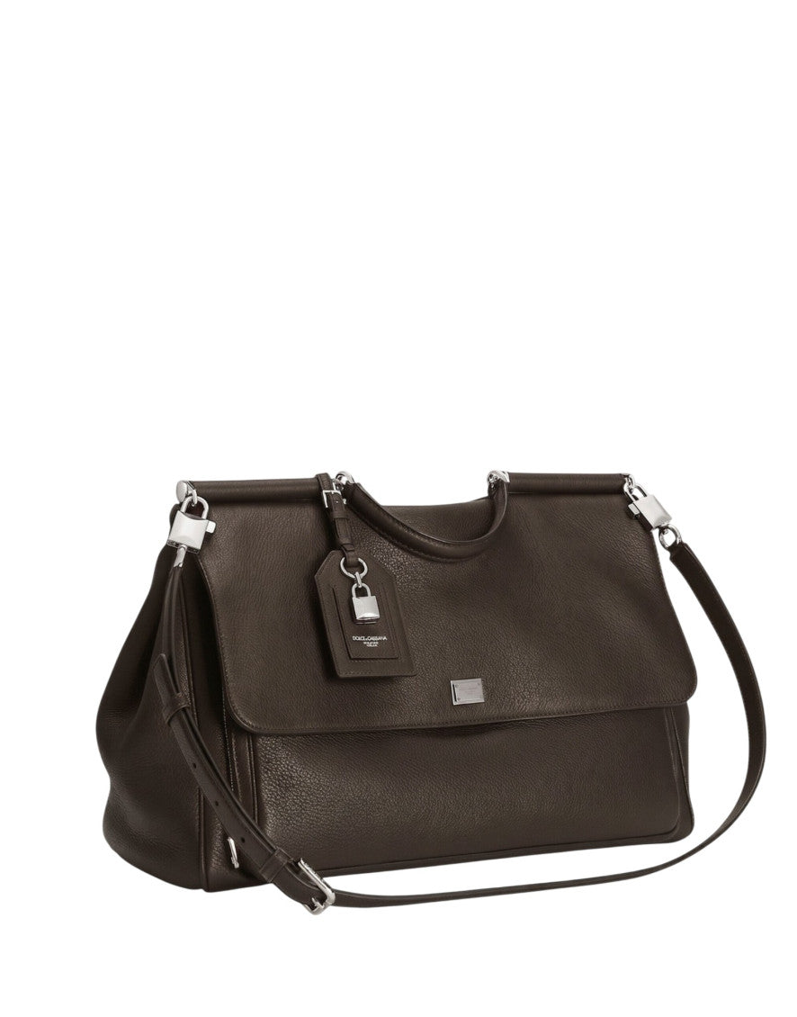 Brown Sicily Large Briefcase 2