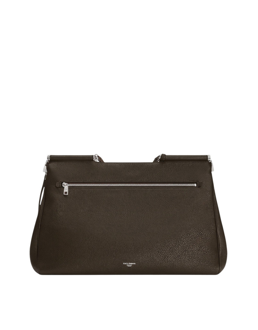 Brown Sicily Large Briefcase 3