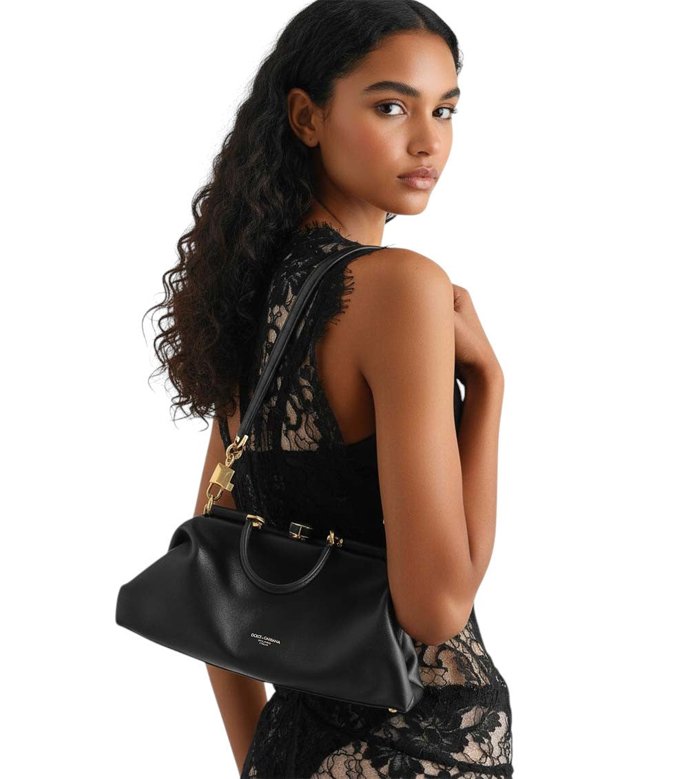 Black Grandma Medium Satchel 6