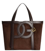 Brown 3.5 Logo Large Tote 1