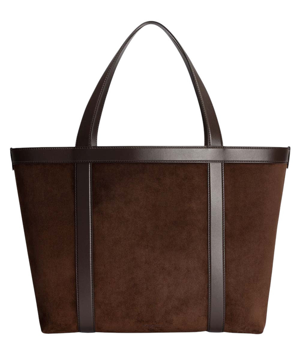 Brown 3.5 Logo Large Tote 3