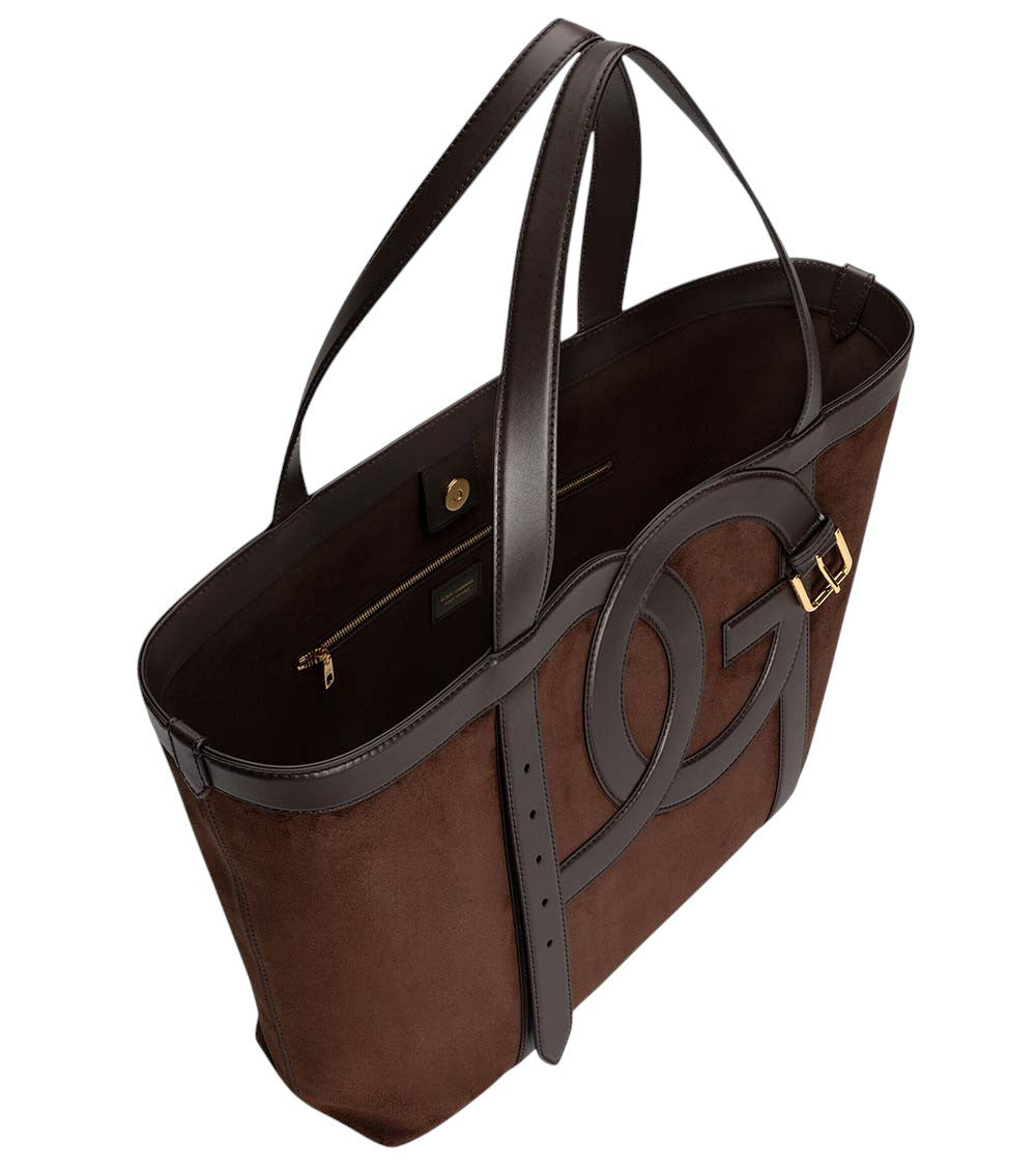 Brown 3.5 Logo Large Tote 4
