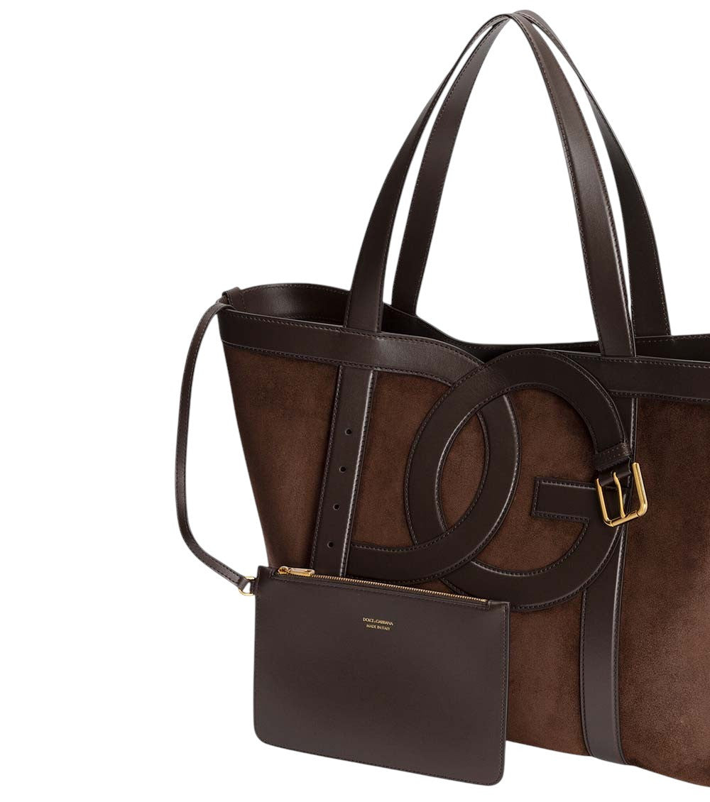 Brown 3.5 Logo Large Tote 5
