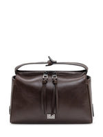 Brown Vittoria Medium Crossbody Bag 1