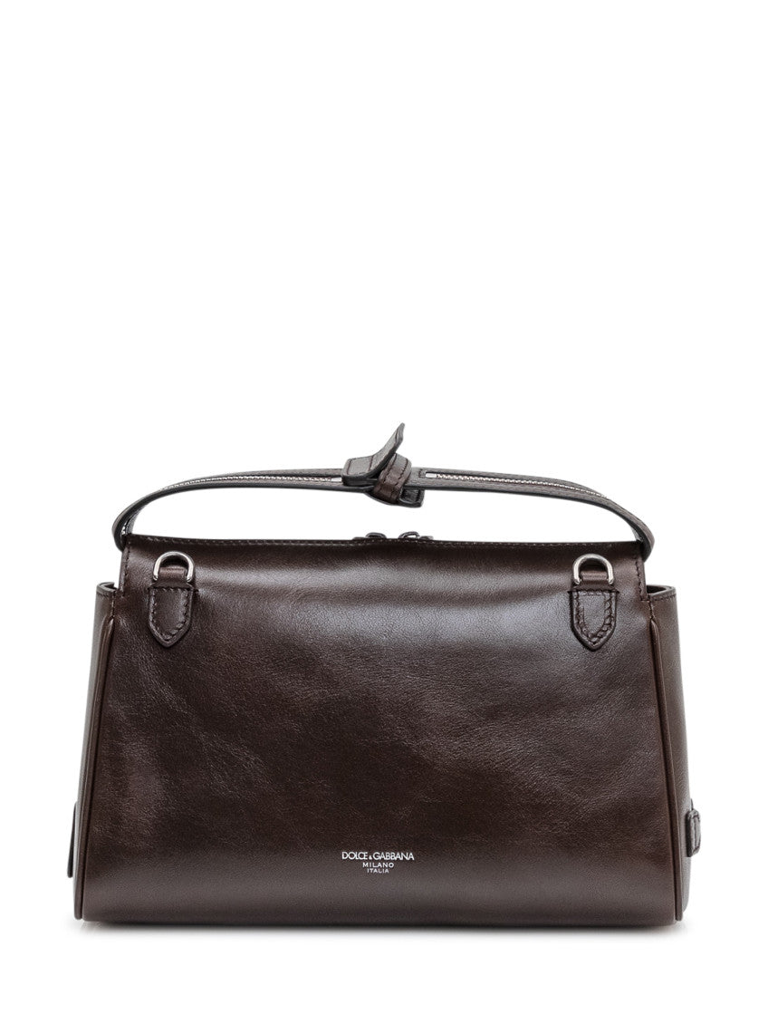 Brown Vittoria Medium Crossbody Bag 4
