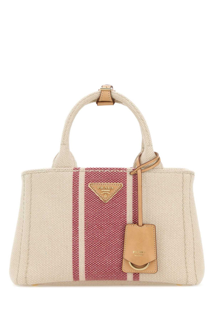 Tan/Red Jardinière Small Satchel 1