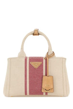 Tan/Red Jardinière Small Satchel 1