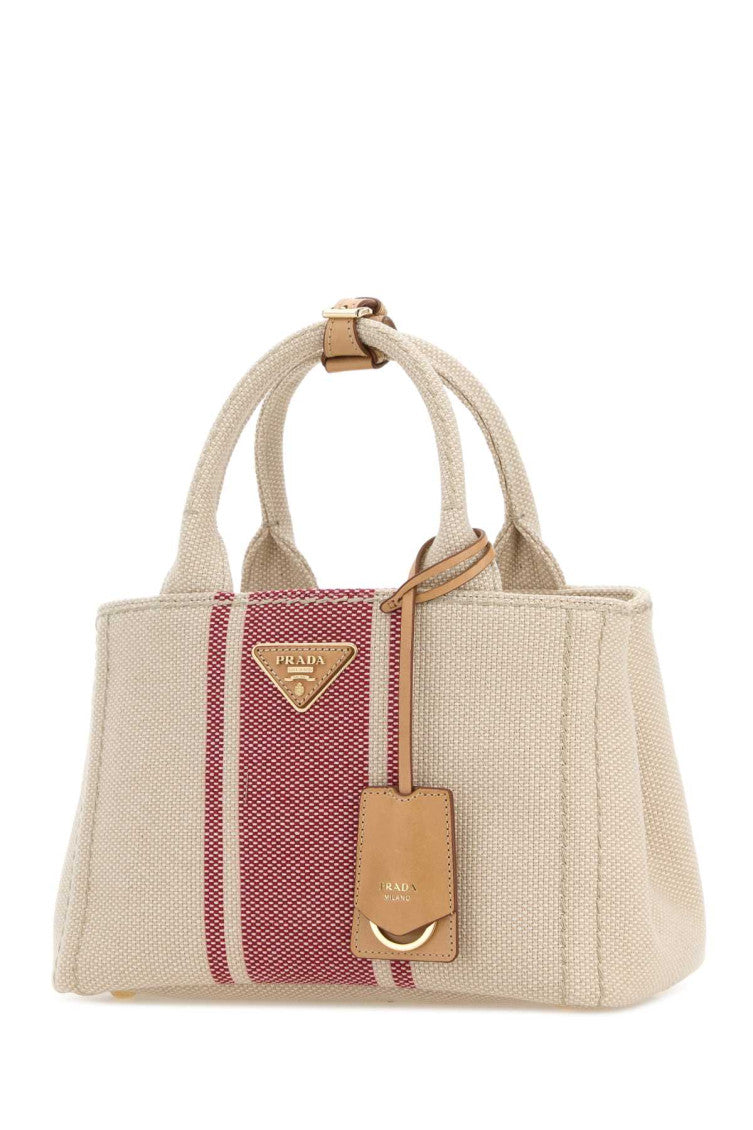 Tan/Red Jardinière Small Satchel 2