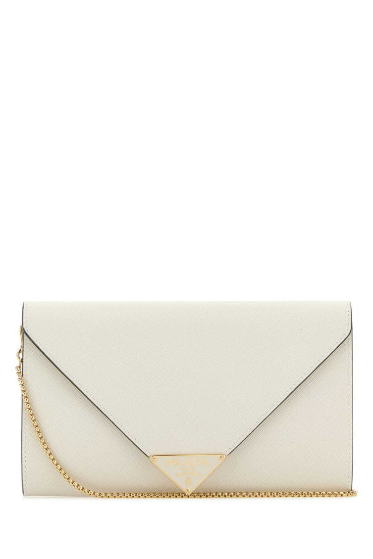White Saffiano Mini Crossbody Bag 1