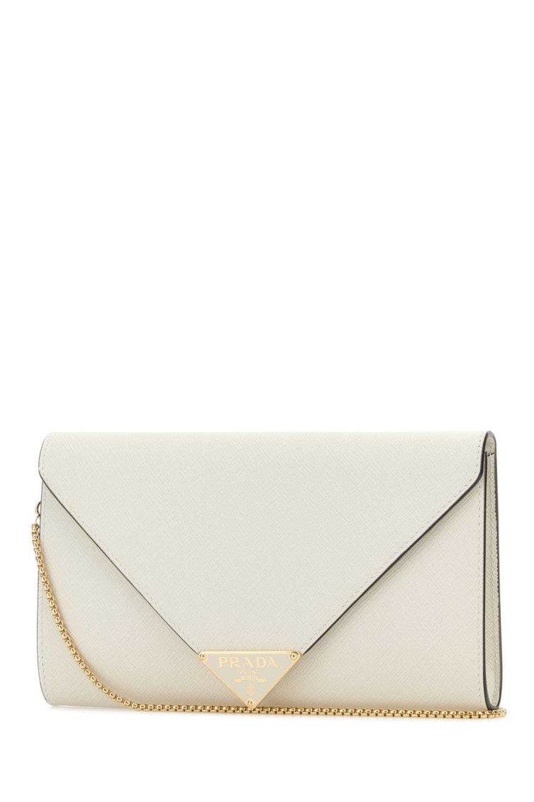 White Saffiano Mini Crossbody Bag 2