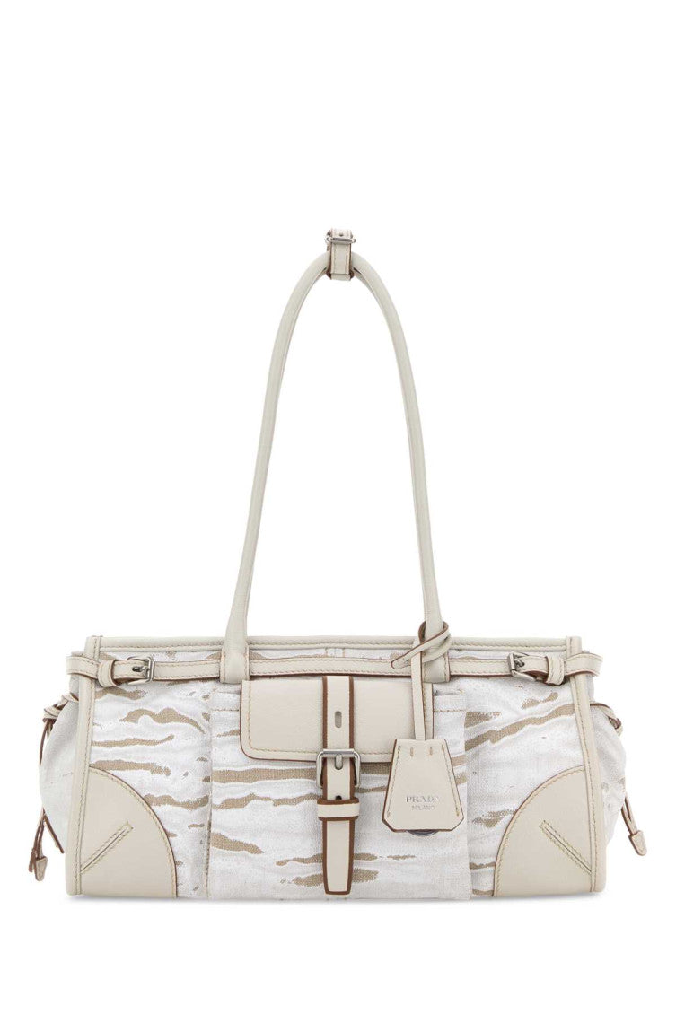 White Bonnie Medium Shoulder Bag 1