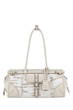 White Bonnie Medium Shoulder Bag 1