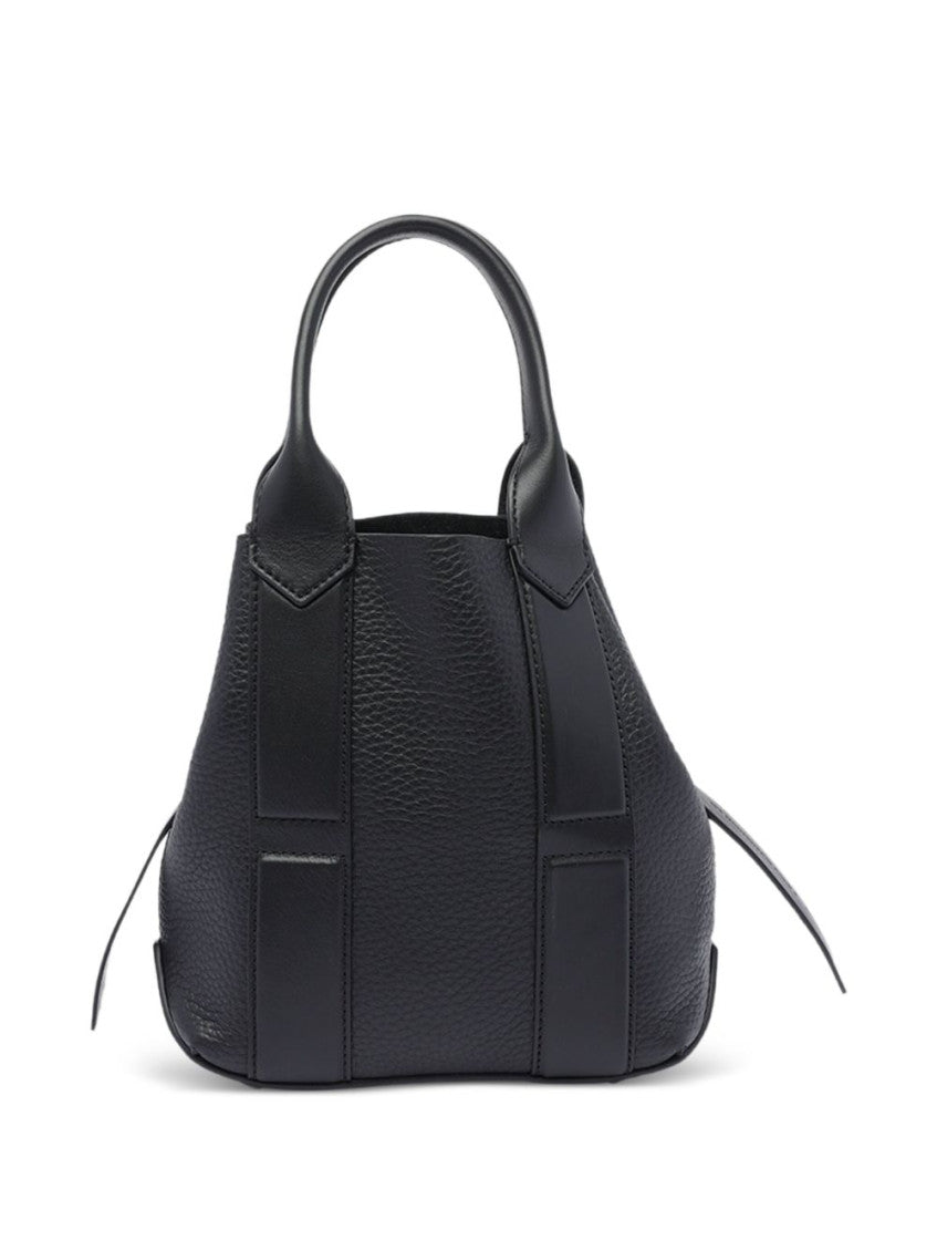 Black Script Small Tote 3