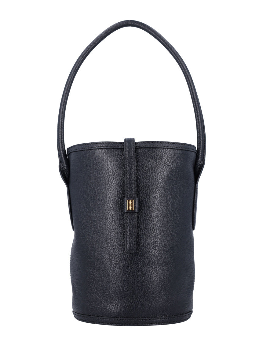 Black Marylle Grainy bucket bag 1