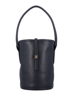 Black Marylle Grainy bucket bag 1