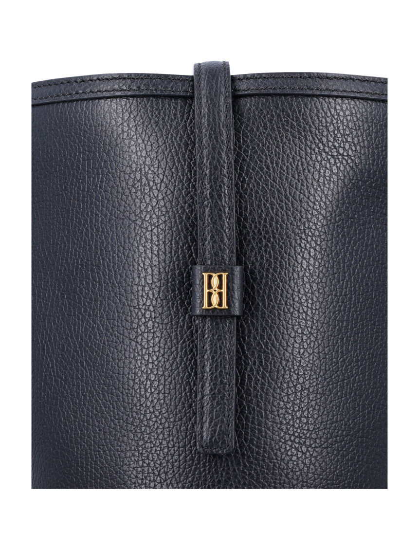 Black Marylle Grainy bucket bag 3
