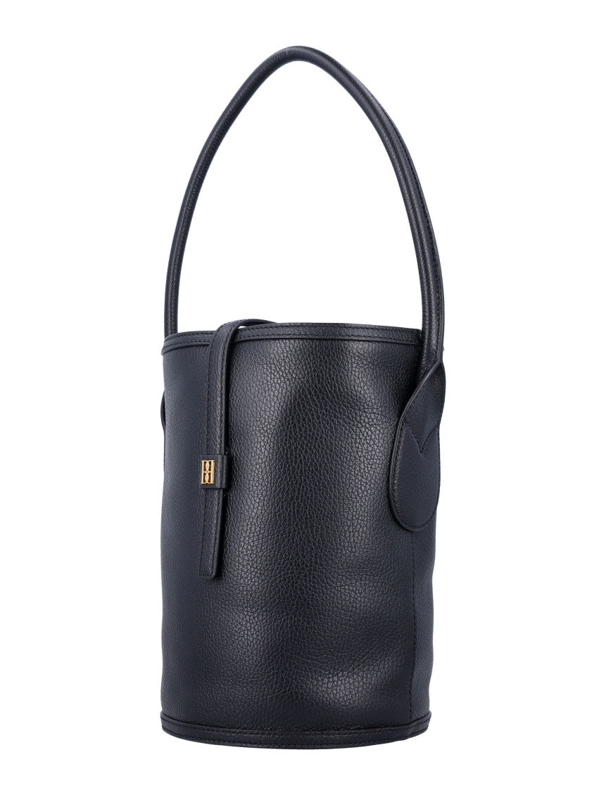 Black Marylle Grainy bucket bag 4