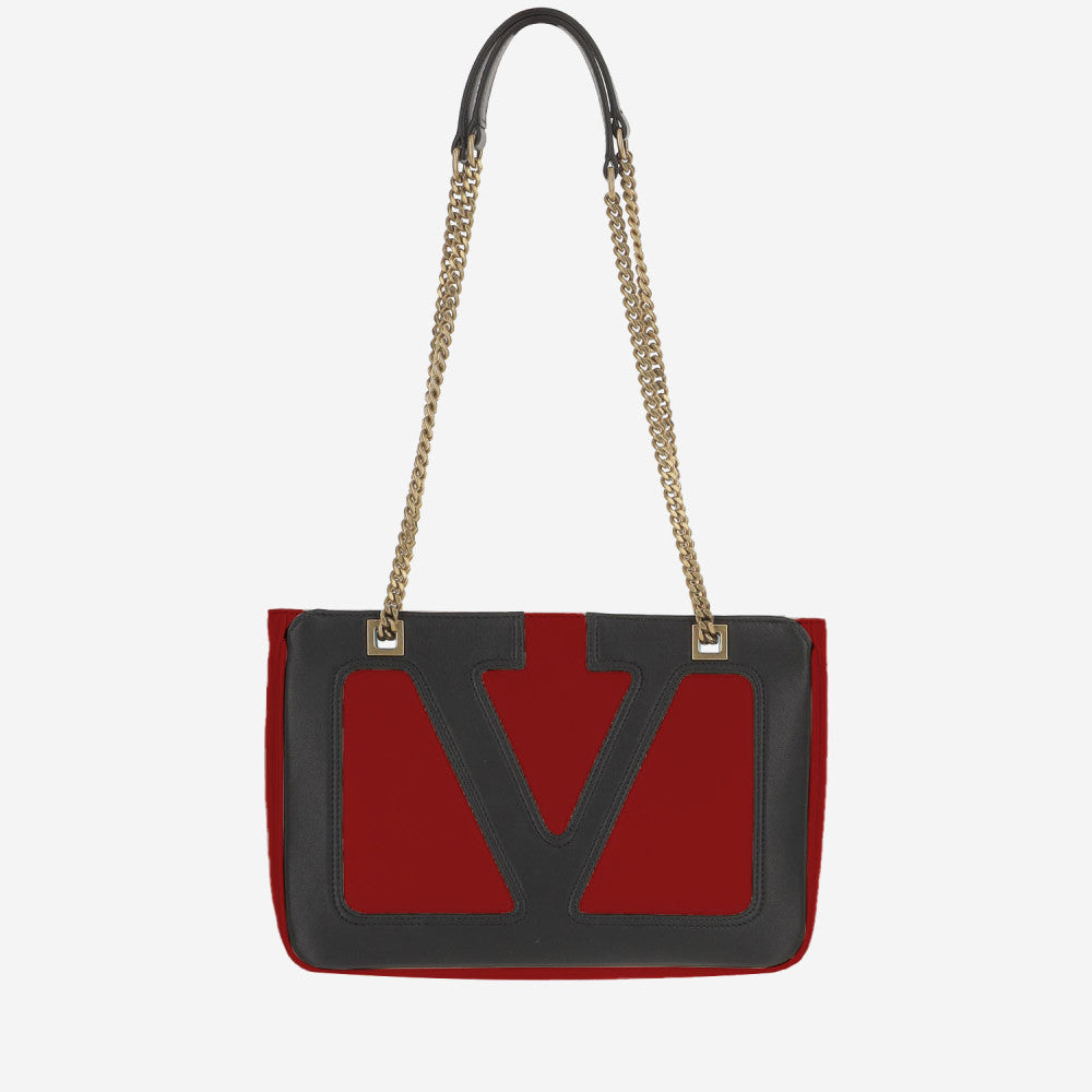 Red Viva Superstar Top Zip Tote 1