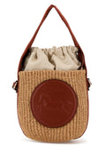 Natural Horse Medal Bucket Bag 1
