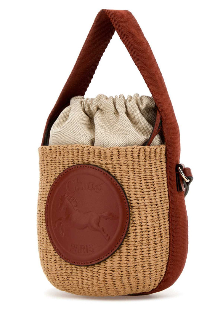 Natural Horse Medal Bucket Bag 2