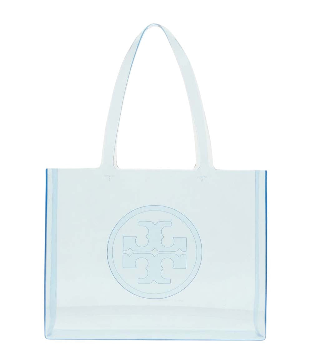 Light Blue Ella Clear Small Tote 1
