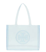 Light Blue Ella Clear Small Tote 1