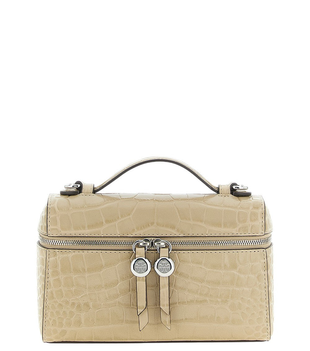 Beige Romy Slim Mini Crossbody Bag 1