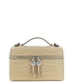 Beige Romy Slim Mini Crossbody Bag 1