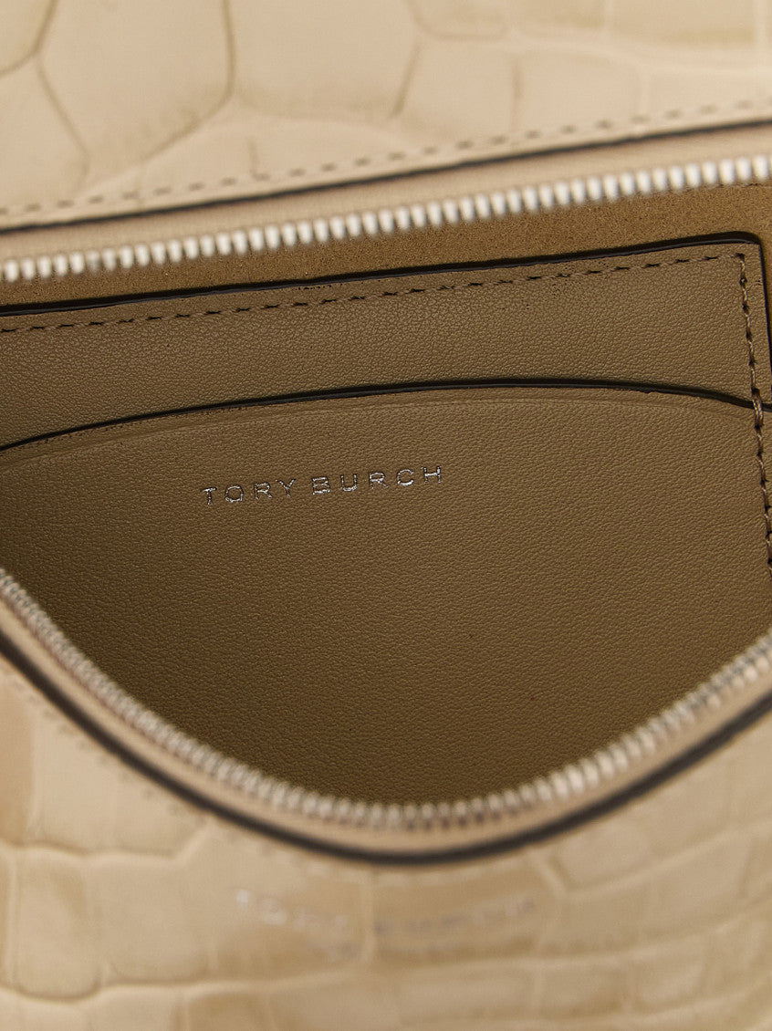 Beige Romy Slim Mini Crossbody Bag 4