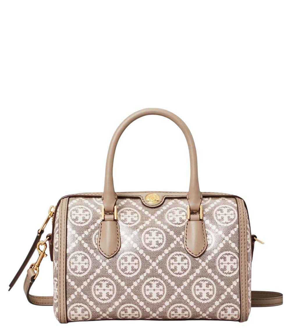 Light Grey T Monogram Mini Duffle Bag 1