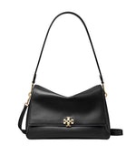Black Charlie Medium Shoulder Bag 1
