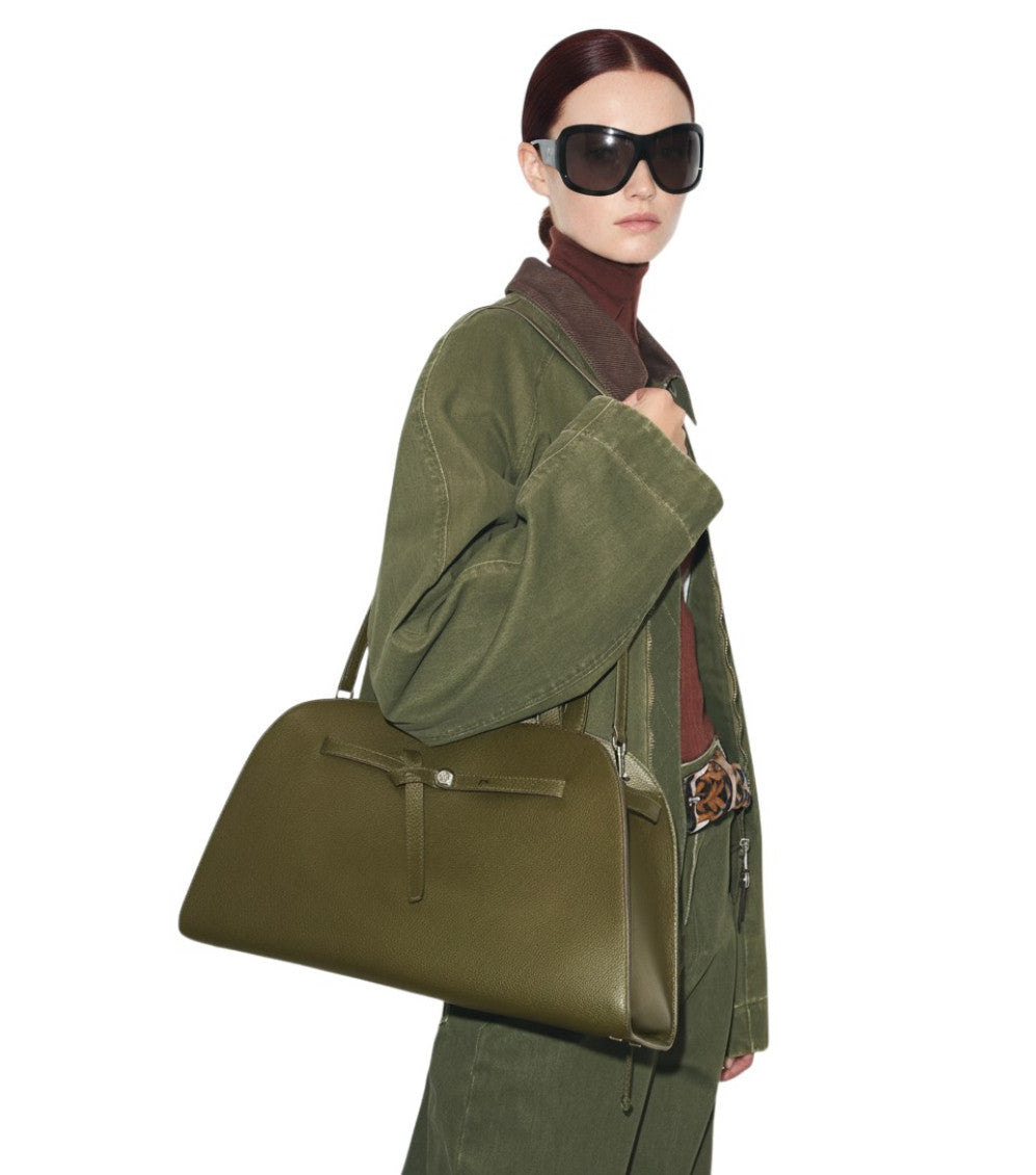Green Romy Large Satchel 5