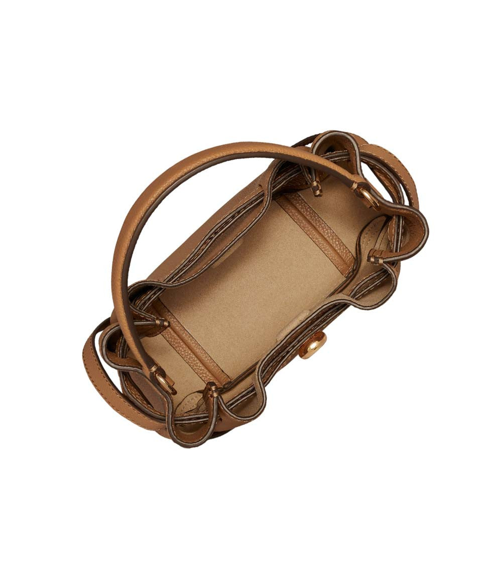 Brown Romy Mini Bucket Bag 3
