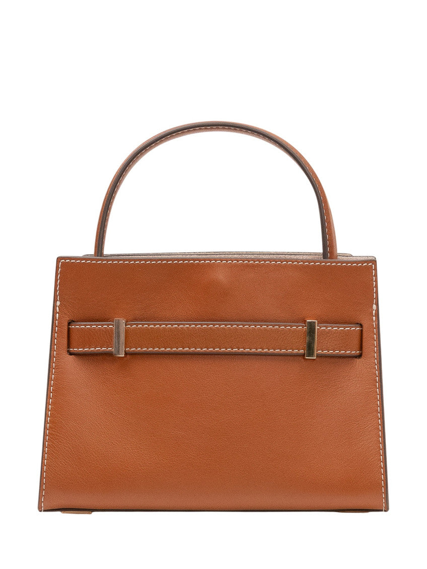 Brown Petite Lee Radziwill Mini Satchel 4