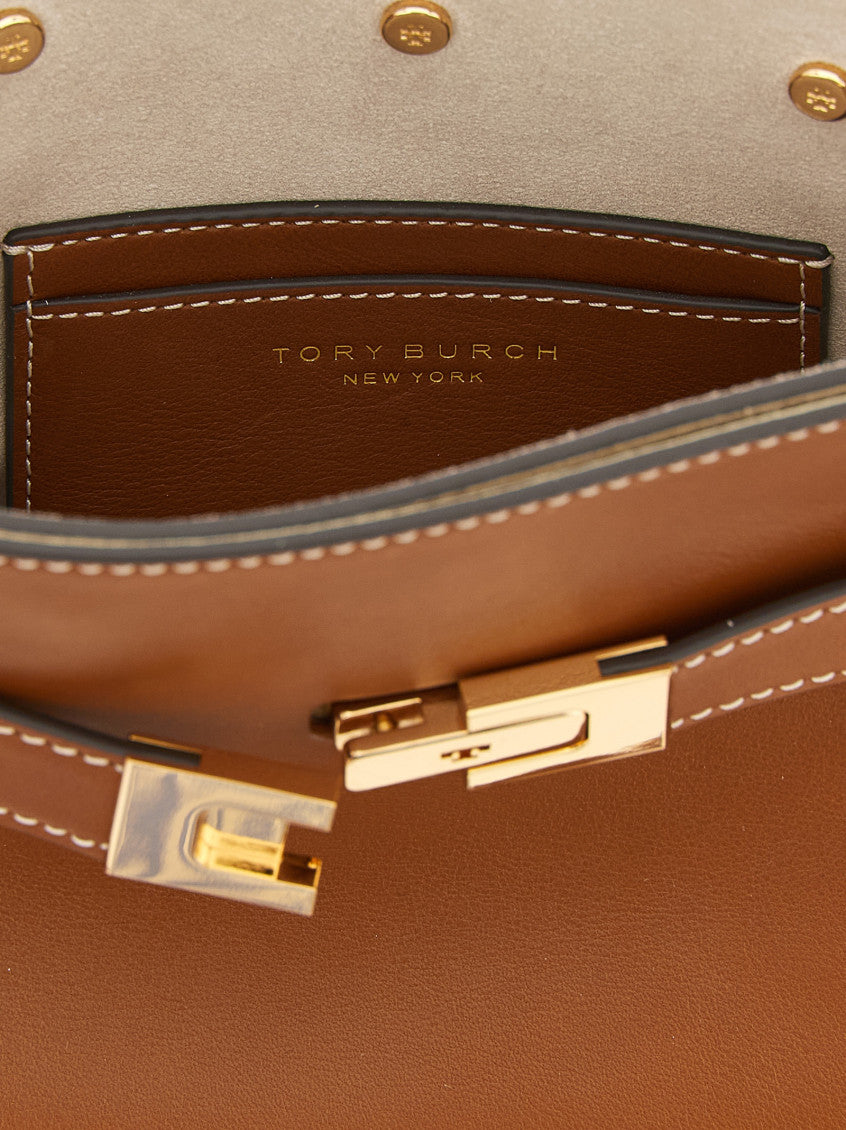Brown Petite Lee Radziwill Mini Satchel 5