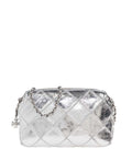 Silver Fleming Mini Crossbody Bag 1