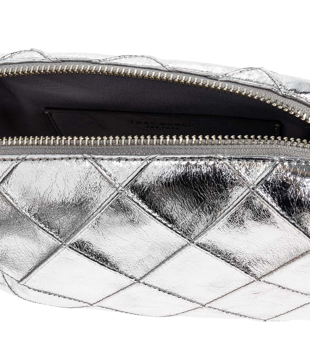 Silver Fleming Mini Crossbody Bag 5
