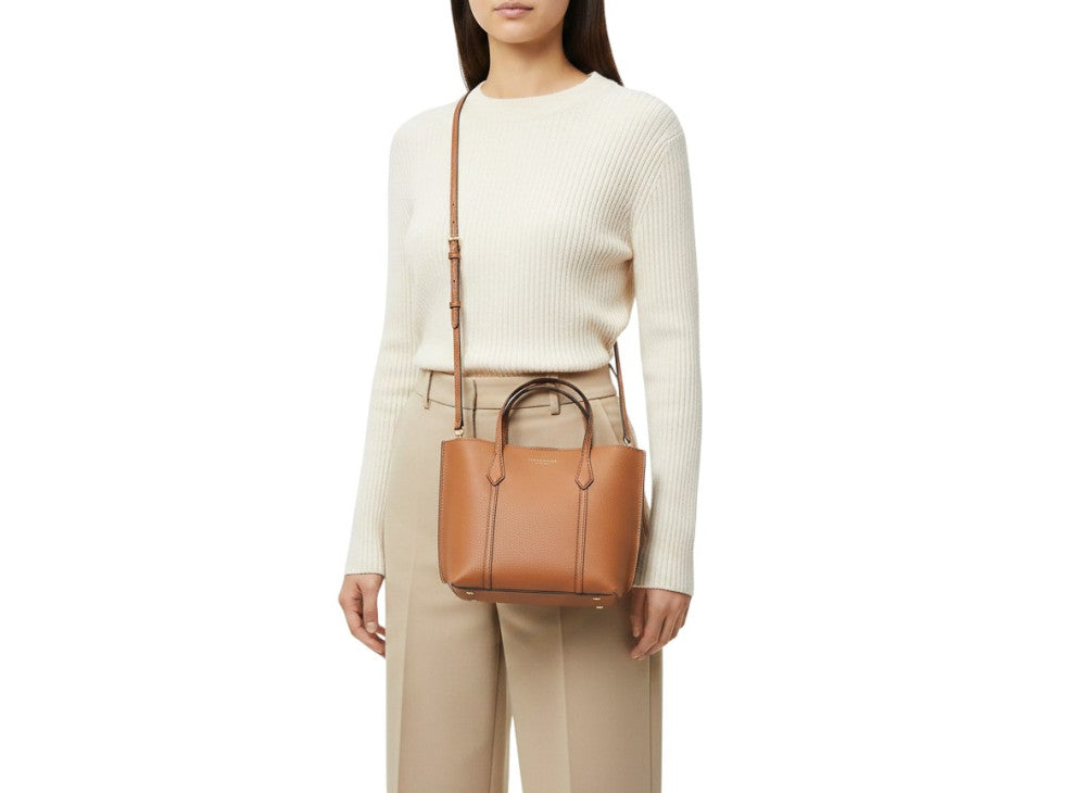 Brown Perry Small Tote 6