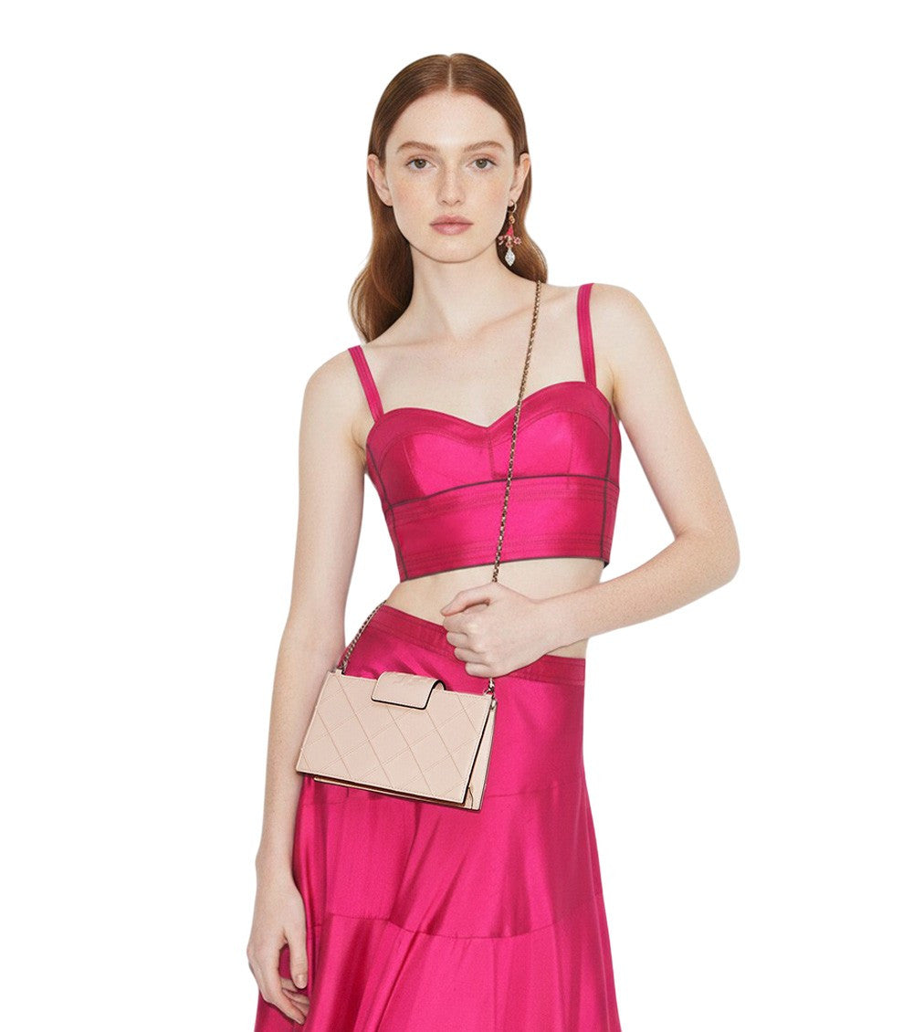 Pink Fleming Mini Crossbody Bag 6