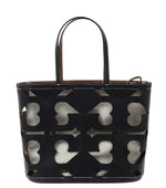 Black Cutout Small Tote 1