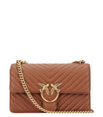 Brown Love One Medium Shoulder Bag 1