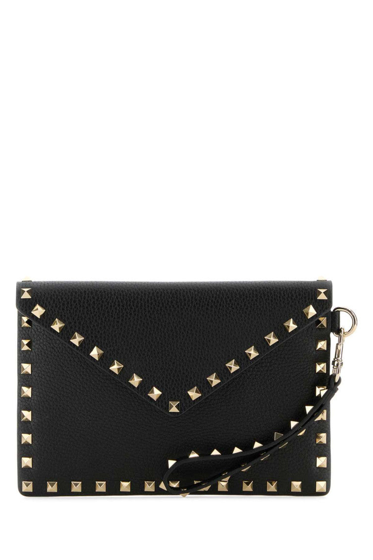 Black Rockstud Clutch 1