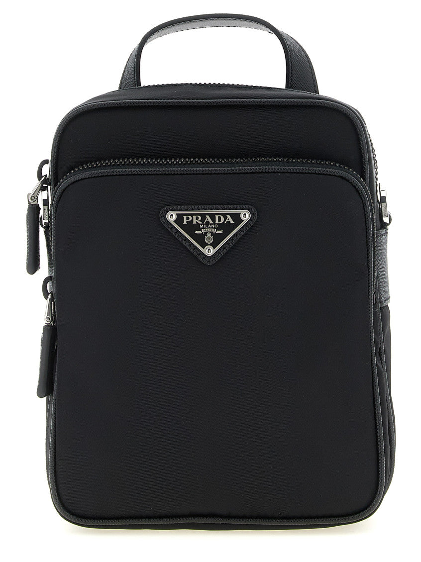 Black Logo Mini Crossbody Bag 1