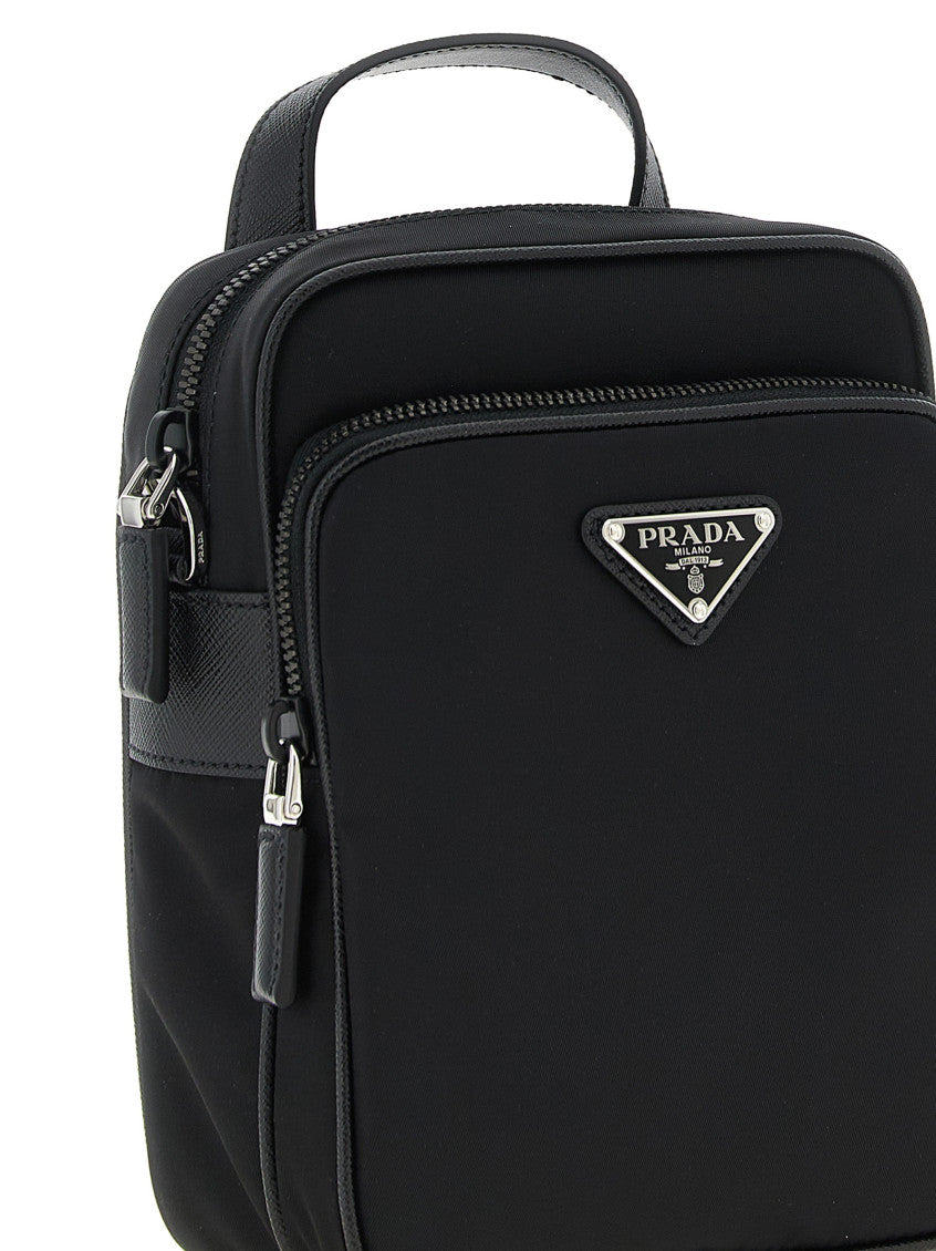 Black Logo Mini Crossbody Bag 3